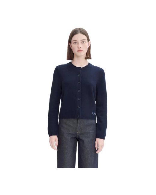 A.P.C. Blue Cardigans