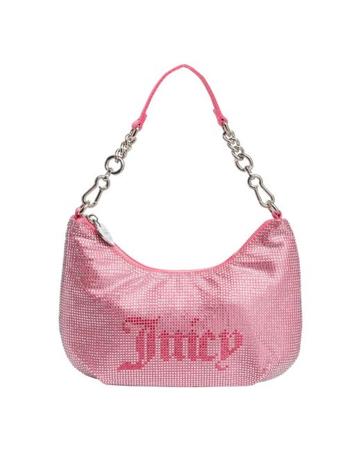 Juicy Couture Pink Hazel small hobo bag