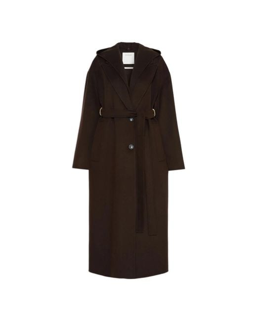 Sportmax Brown Belted Coats