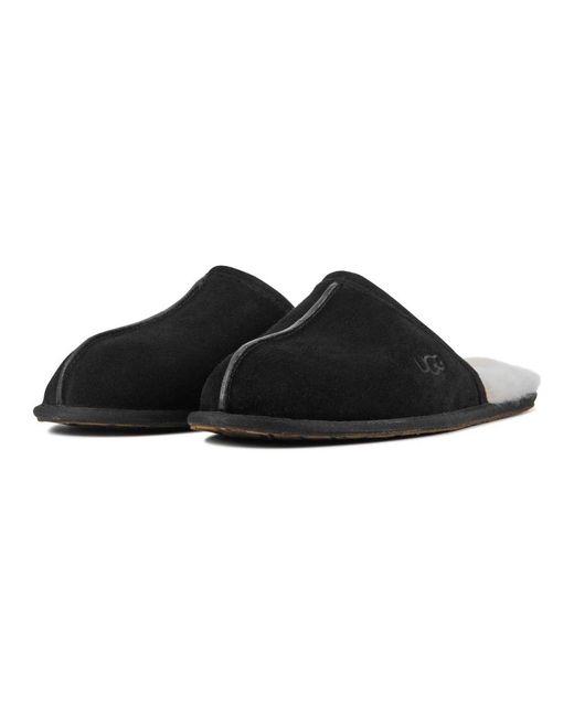 Pantoufles Ugg pour homme en coloris Black
