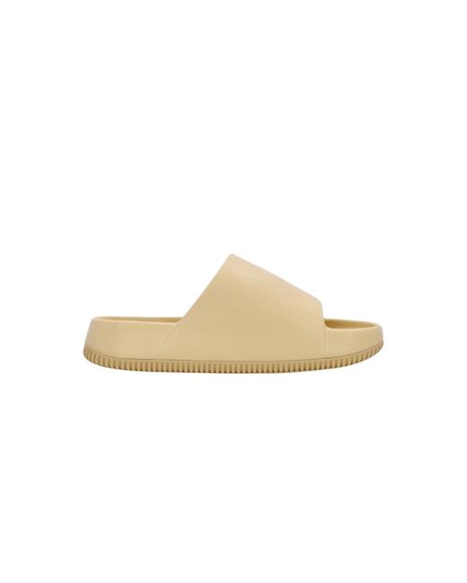 Nike White Calm slide sesam pantoletten