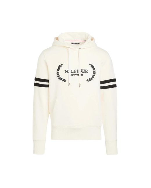Tommy Hilfiger White Hoodies for men