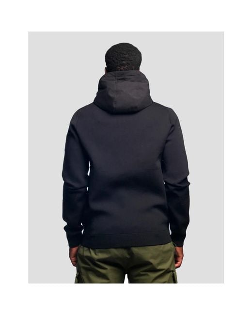 OUTHERE Hoodies & Sweatvesten ,Zwart ,Polyester Zwarte Zip Hoodie in het Black voor heren