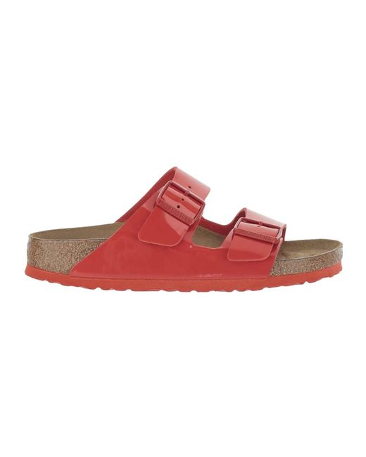 Birkenstock Red Sliders