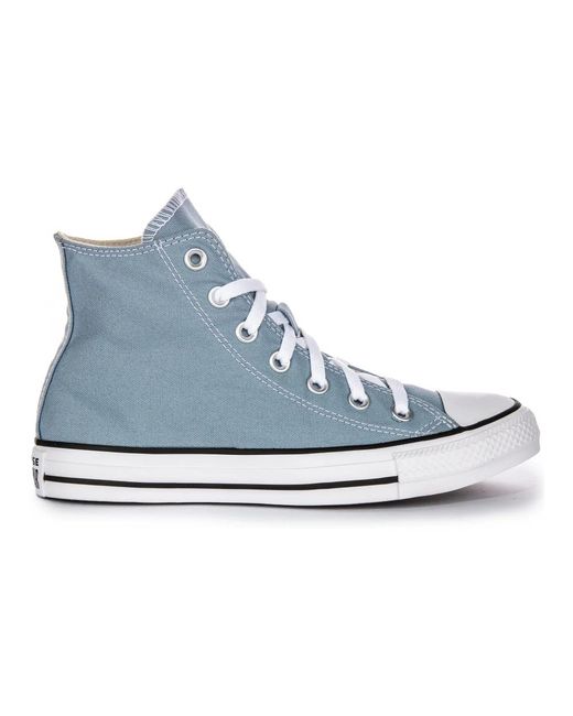 Converse Blue Classic Hi-Top Canvas Sneakers for men