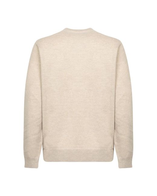 Dell'Oglio White Round-Neck Knitwear for men