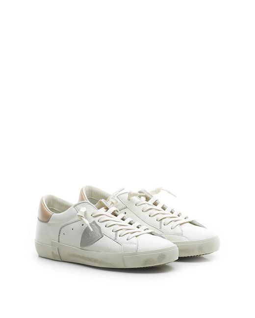 Philippe Model White Sneakers for men