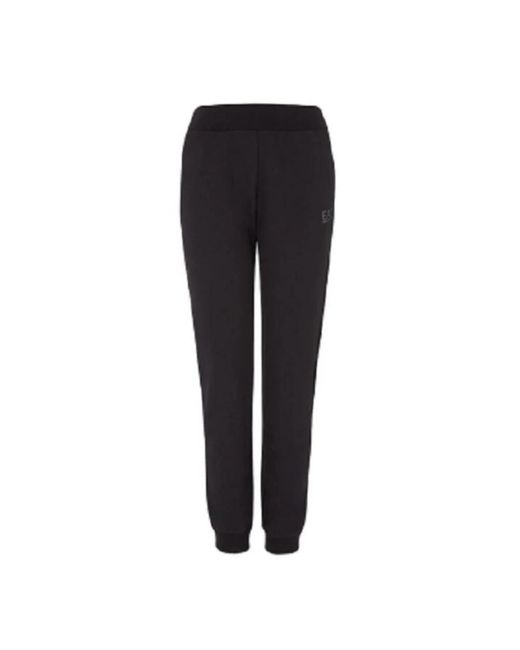 EA7 Broeken ,Zwart ,Zwarte Slim Fit Broek Van Ea 7 in het Black