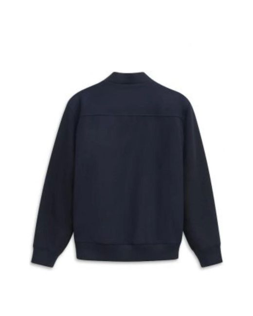 Bugatti Hoodies & Sweatvesten ,Blauw ,Vesten 7600-85554D in het Blue voor heren