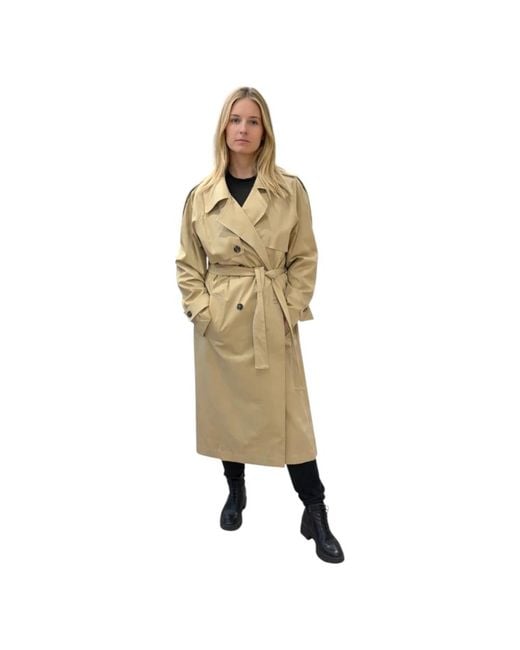 Please Metallic Trench Coats