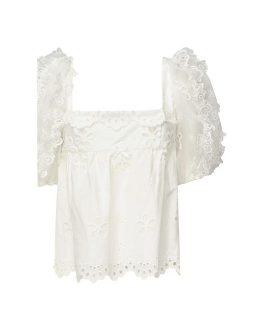 For Love & Lemons White Blouses