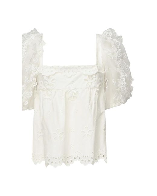 For Love & Lemons White Blouses