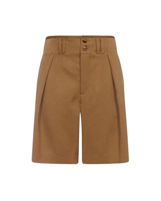 Etro Brown Casual Shorts