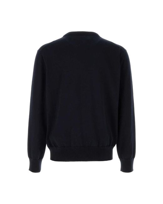 Jil Sander Baumwollpullover in Blue für Herren