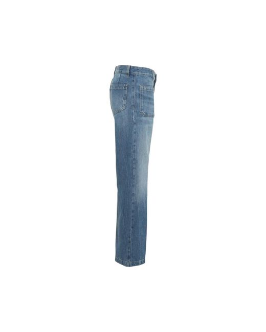Seafarer Blue Boot-Cut Jeans