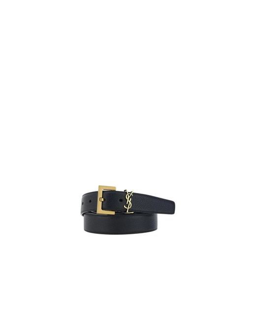 Saint Laurent Black Belts for men