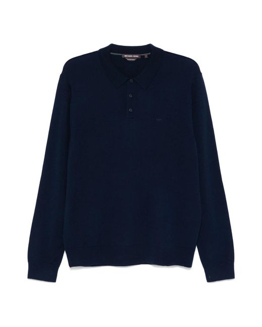 Michael Kors Blue Polo Shirts for men