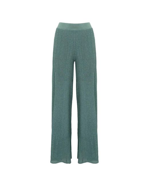 Wide trousers D.exterior de color Green