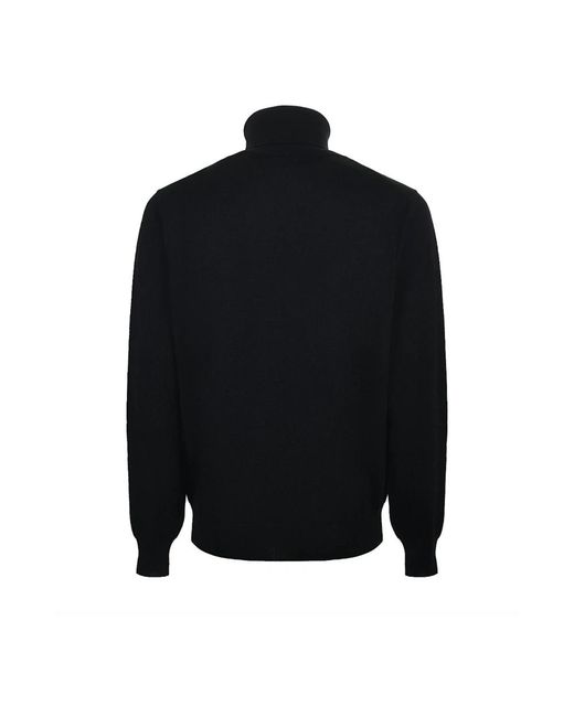 K-Way Black Turtlenecks for men