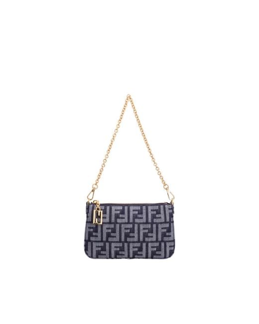 Fendi White Shoulder Bags