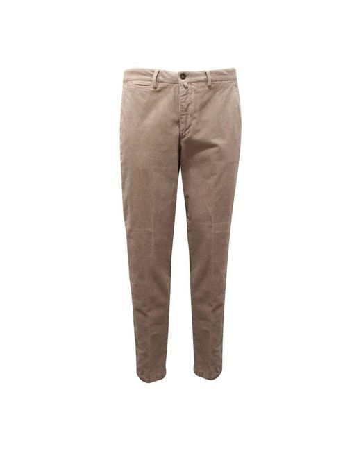 BRIGLIA Samthose Made in Brown für Herren