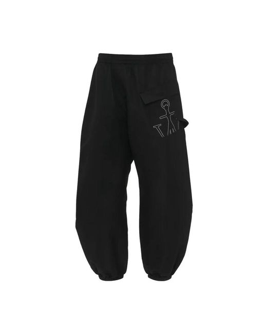 J.W. Anderson Anker logo jogger hose in Black für Herren