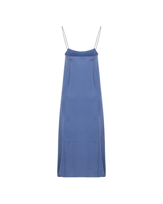 Khaite Blue Midi Dresses