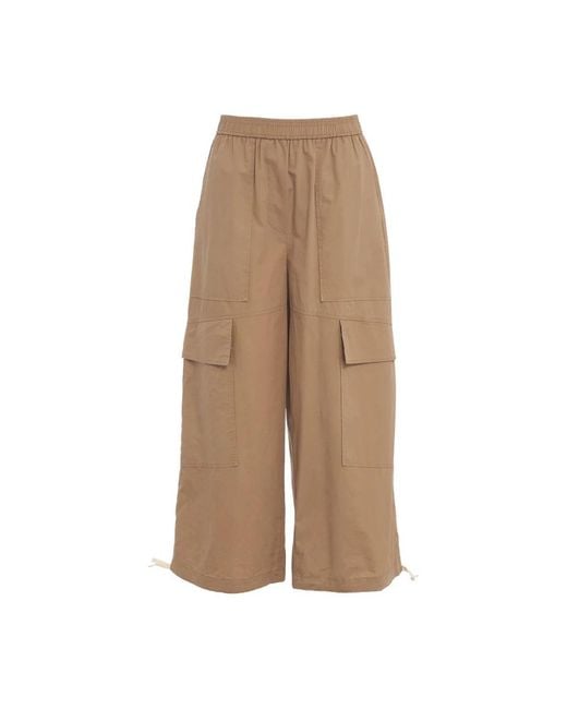 8pm Natural Wide Trousers