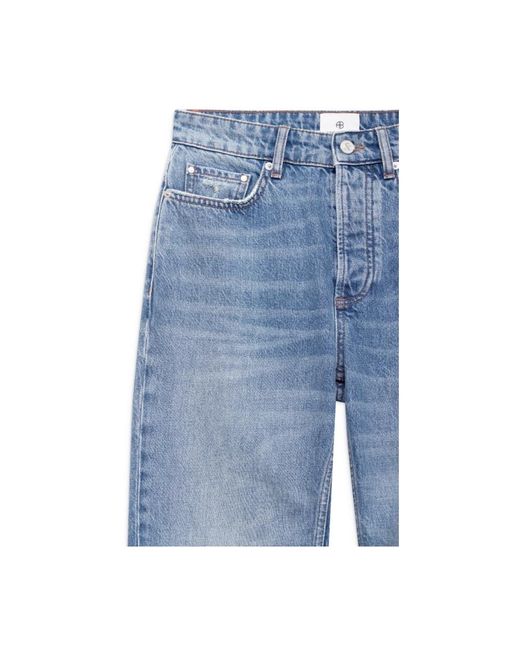 Anine Bing Blue Straight Jeans