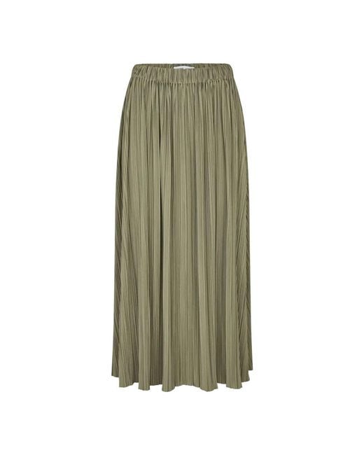 Samsøe & Samsøe Green Midi Skirts