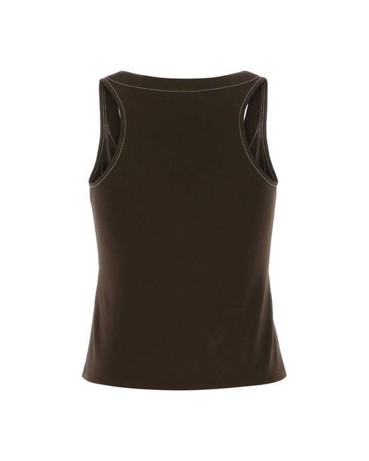Tory Burch Green Sleeveless Tops