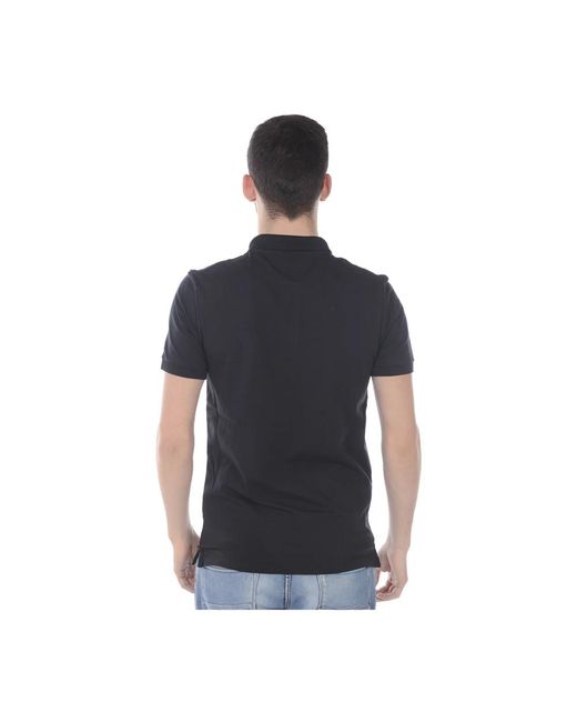 Emporio Armani Black Polo Shirts for men