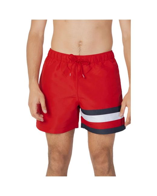 Tommy Hilfiger Red Beachwear for men