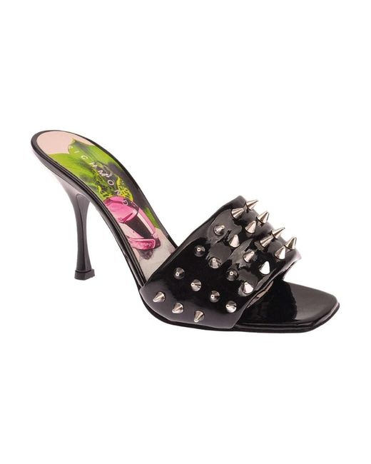 Shoes > heels > heeled mules John Richmond en coloris Black