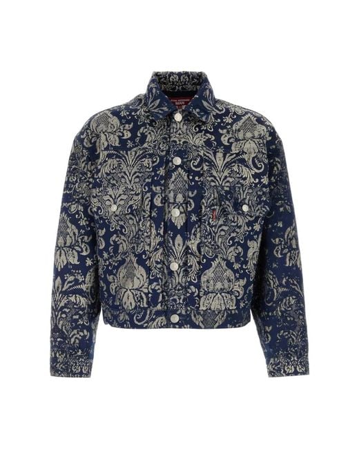 Junya Watanabe Blue Denim Jackets for men