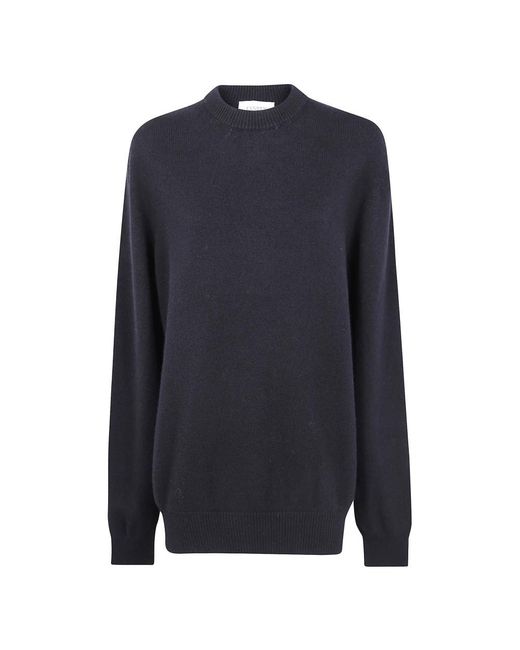 Laneus Blue Round-Neck Knitwear for men