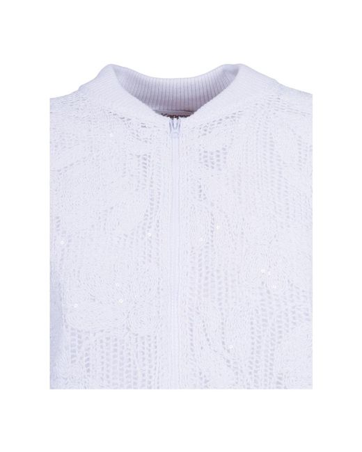 Kangra White Bomber Jackets