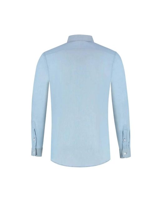 Fedeli Blue Formal Shirts for men