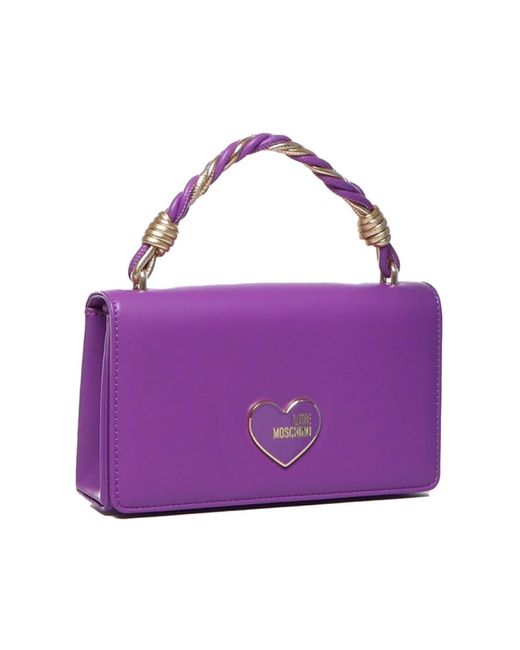 Love Moschino Purple Shoulder Bags