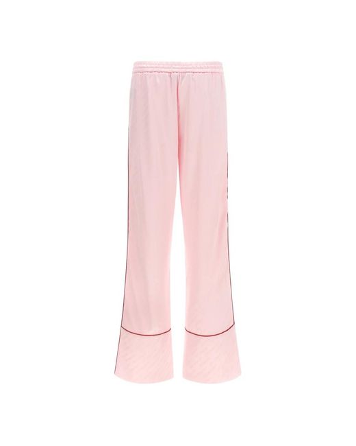 Off-White c/o Virgil Abloh Pink Wide Trousers