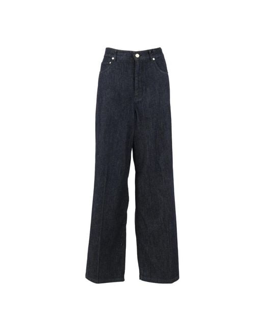 Max Mara Blue Wide Jeans