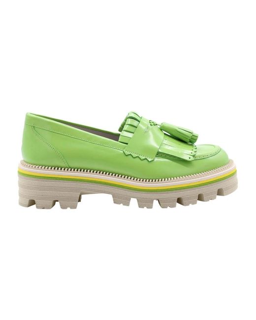 Pertini Green Loafers