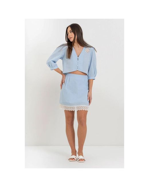 Kocca Blue Short Skirts