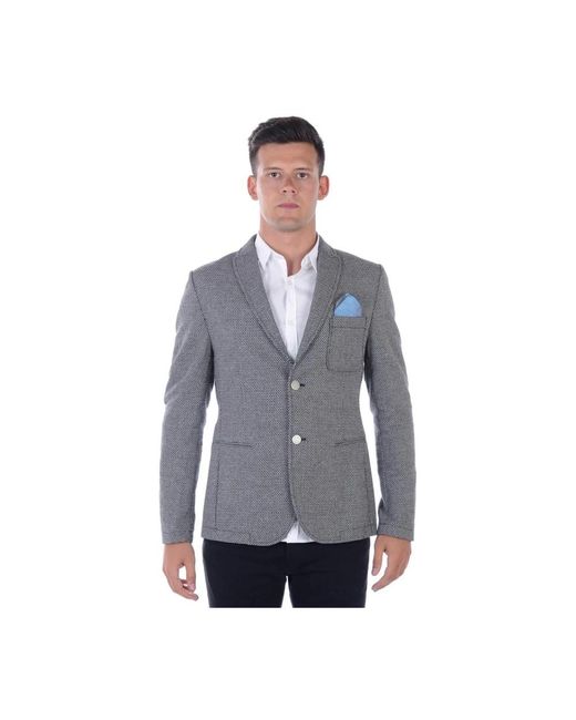Daniele Alessandrini Blue Blazers for men