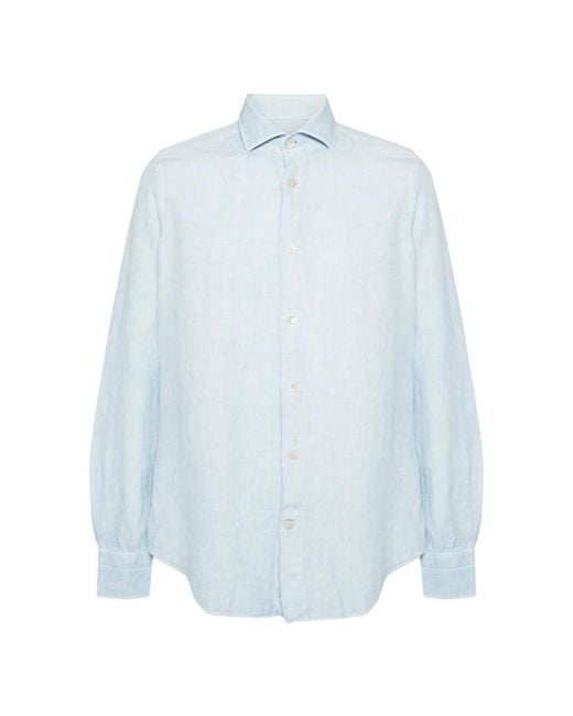 Eleventy Blue Casual Shirts for men