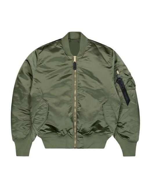 Alpha Industries Green Bomber Jackets