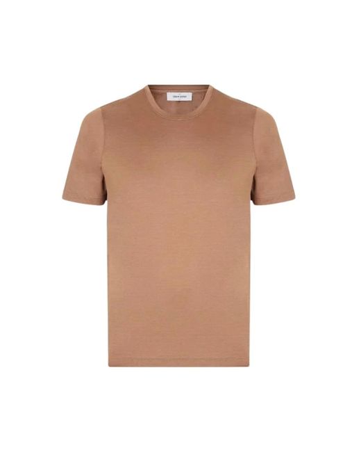 Tops > t-shirts Gran Sasso pour homme en coloris Brown