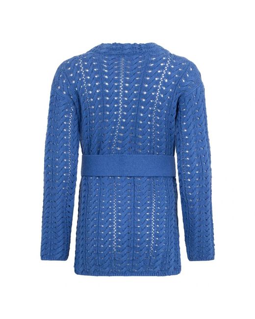 Moorer Lidia Sweater in het Blue