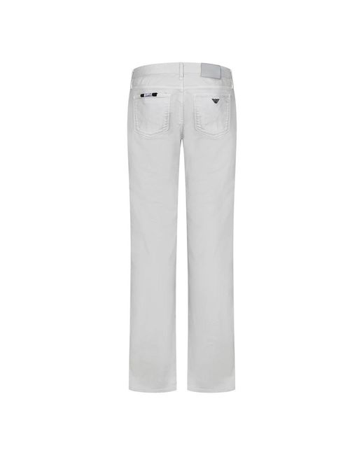 Emporio Armani Gray Slim-Fit Jeans for men