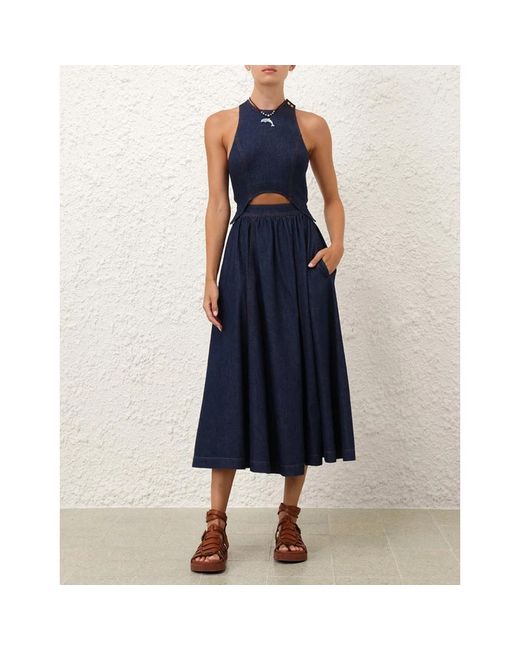 Zimmermann Blue Midi Dresses
